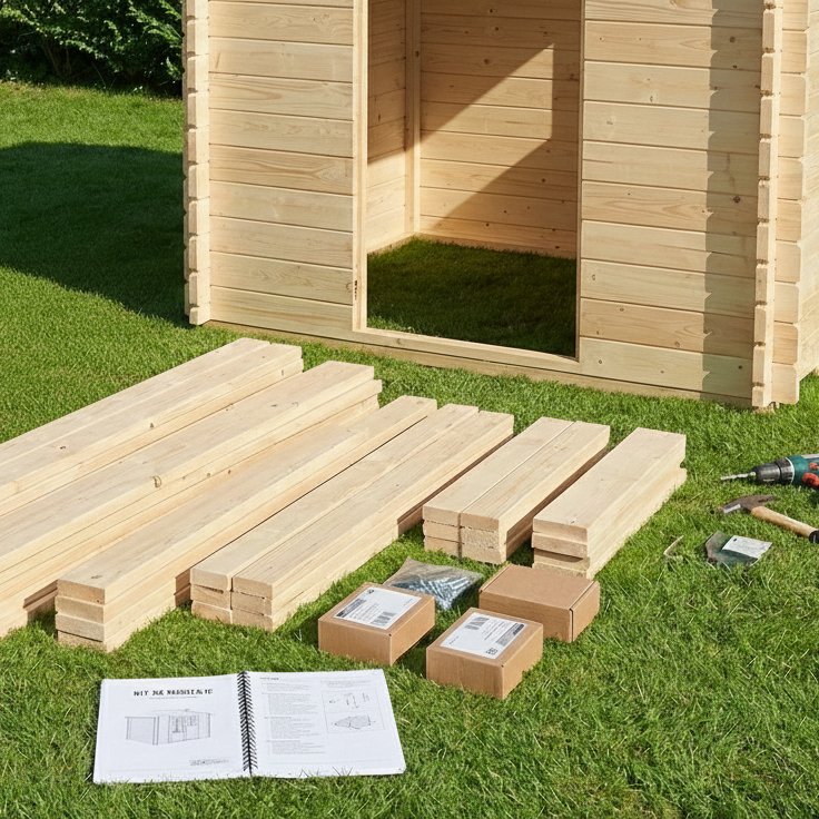 Kit Caseta de Jardín DIY